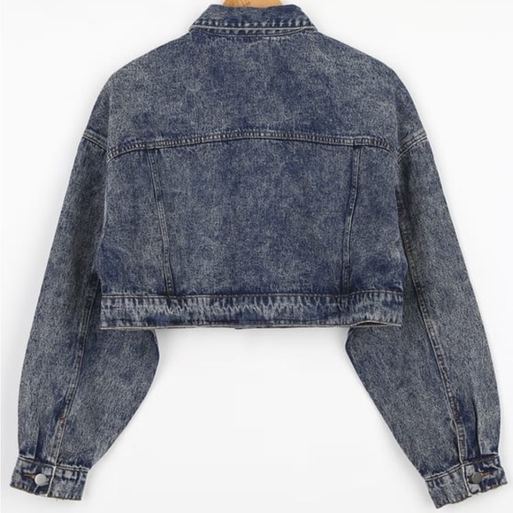 Lulus Crop Denim Jacket - Picture 9 of 9